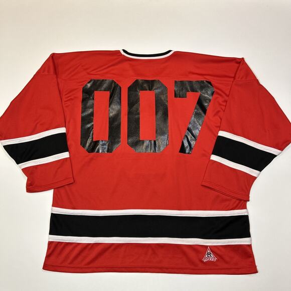 Vintage Port Huron Ice Hawks Hockey Jersey Mens Size 56 XXL 2XL Red 007 R Hockey - Picture 2 of 14